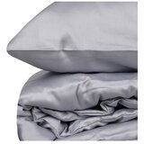 Mijolnir Elegant - Sivi Saten Set Posteljine za Kraljevski Krevet | ePonuda.com