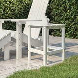 The Living Store Vrtna miza Adirondack bela 38x38x46 cm HDPE - Vrtna Miza, (21469902) Cene