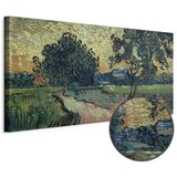  Slika - Vincent Van Gogh – Landscape with the Chateau of Auvers at Sunset 60x30 Premium Print | shoptok.hr