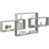  Polica na zidu Betonska siva 130 x 10 x 50 cm Konstruirano drvo | shoptok.hr