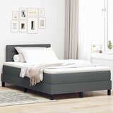  Krevet s opruga kutije Tamno siva 120 x 200 cm tkanina | shoptok.hr