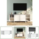 The Living Store TV omarica bela 130x35x50 cm iverna plošča - TV Omarica, (21738297) | Shoptok.si