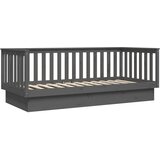  Dnevni ležaj sivi 80 x 200 cm od masivne borovine | Eponuda.com