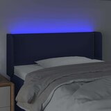  Uzglavlje plavo 103x16x78/88 cm od tkanine | shoptok.hr