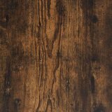 vidaXL Komoda dimljeni hrast 68x35x76 cm inženirski les in kovina | Shoptok.si