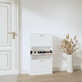 vidaXL Ormarić za cipele bijeli 59 x 17 x 108 cm od konstruiranog drva Cijene