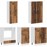  Kuhinjska jedinica LUCCA 5 kom. Staro drvo Konstruirano drvo | shoptok.hr