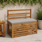  Jastučić za klupu SOEST 100% poliester Siva 60 x 40 x 5 cm - Siva 60 x 40 x 5 cm Poliester | shoptok.hr