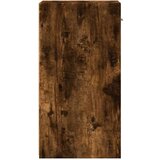 vidaXL Nočna omarica 2 kosa dimljen hrast 35x34x65 cm inženirski les | Shoptok.si