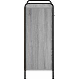 Ormar za cipele 76 x 36,5 x 93 cm Konstruirano drvo Siva Sonoma Slike