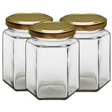 Vetro staklenka hexagonal 390 ml + poklopac 3/1 | shoptok.hr