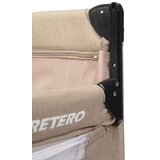 CARETERO Esti putni krevetić smeđi 126x65x74 cm | shoptok.hr