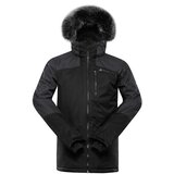 Alpine pro Men's ski jacket with ptx membrane OLAD black Cene