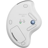 Logitech Ergonomska miška M575S Trackball, brezžična, bela | Shoptok.si