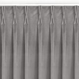  Curtain VILA color gray style classic flex 7.5 cm with double pleat velvet 265x225 HOMEDE | shoptok.hr