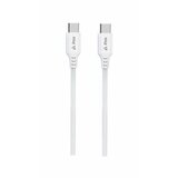 Swissten iPEAX KABEL TPU USB-C/USB-C 1M, 60W, 3A, USB 2.0 Ultra otporan, bijeli | shoptok.hr