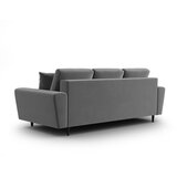 Cosmopolitan Design Svijetlo siva baršunasti sklopiva/s prostorom za odlaganje sofa 235 cm Kyoto – | shoptok.hr