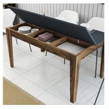 Woody Fashion trpezarijski sto milan 513 walnut anthracite | Eponuda.com