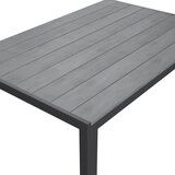 Ambia Garden VRTNA MIZA kovina, umetna masa siva, temno siva | Shoptok.si