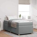  Krevetna konstrukcija Svijetlo siva 90 x 200 cm tkanina | shoptok.hr