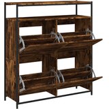 Ormarić za cipele s 4 ladice boja hrasta 100x34x112 cm | shoptok.hr