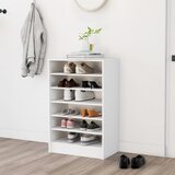 The Living Store Omara za čevlje bela 60x35x92 cm iverna plošča - Omarica Za Čevlje, (21434100) Cene