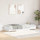  Krevetna konstrukcija Bijelo 75 x 190 cm Konstruirano drvo | shoptok.hr