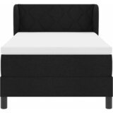  s opruga kutije s uzglavljem Crna 90 x 200 cm tkanina | shoptok.hr