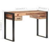  Radni stol 110 x 50 x 76 cm od masivnog drva | shoptok.hr