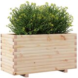  Vrtno cvetlično korito 90x40x49,5 cm trdna borovina | Shoptok.si