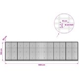 Gabion s žicom debljine 3,5 mm i mrežom 5x10 cm 600x50x150 cm | shoptok.hr
