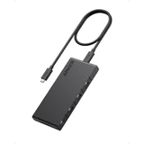 USB Hub 364, USB-C/10u1, crna