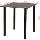  5-Dijelni Blagovaonski set Crni | shoptok.hr