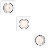 Philips 50193/31/PN - KOMPLET 3x ugradno svetlo ENNEPER 1xGU10/5,5W/230V | Eponuda.com