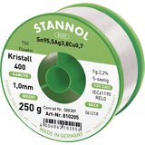 Stannol Ecology TS spajkalna žica\, neosvinčena tuljava Sn95\,5Ag3\,8Cu0\,7 REL0 250 g 1 mm, (20428486) | Shoptok.si