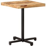 Bistro stolić četvrtasti 60 x 60 x 75 cm od grubog drva manga | shoptok.hr