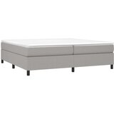  Za krevet s oprugama svjetlosivi 200x200 cm od tkanine | shoptok.hr