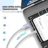 Ugreen USB 2.0 A na USB-C kabel 2m (bel) - polybag | Shoptok.si