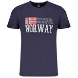Norway 1963 Muška Majica Kratkih Rukava Plava | shoptok.hr
