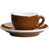 Skodelica za espresso ROMA - kostanjevo rjava