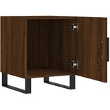  Noćni ormarić boja smeđeg hrasta 40x40x50 cm konstruirano drvo | shoptok.hr