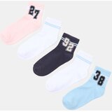 Sinsay Rebraste prugaste čarape 5 pack | shoptok.hr
