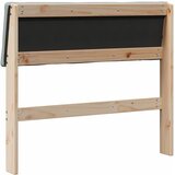  Tapecirani uzglavlje Svijetlo siva 90 cm Čvrsto borovo drvo | shoptok.hr