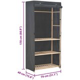  Ormar s 3 razine od tkanine 79 x 40 x 170 cm sivi | Eponuda.ba