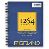 1264 Sketch, blok za skiciranje sa spiralom, vertikalni, A5, 90g, 60 lista, Fabr