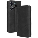 INORCO Za Tecno Spark 10 Pro K17 retro PU usnjena torbica s stojalom, denarnico, preklopno folijo, torbica za telefon, (22035637) Cene