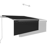  Automatska tenda na uvlačenje s roletom 3 x 2,5 m antracit | shoptok.hr