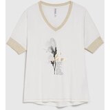 Marisse Women's T-Shirt L-Ts-4609 Off White | Shoptok.si