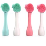 INF dvostranska silikonska ščetka za čiščenje in masažo obraza multicolor, (21538546) | Shoptok.si
