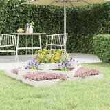 Maison Chic Cvetlični Lonec - Visoka greda bela 112x112x27 cm trdna borovina, (22057462) | Shoptok.si